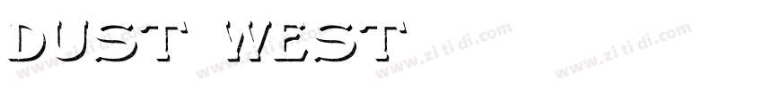 DUST WEST字体转换
